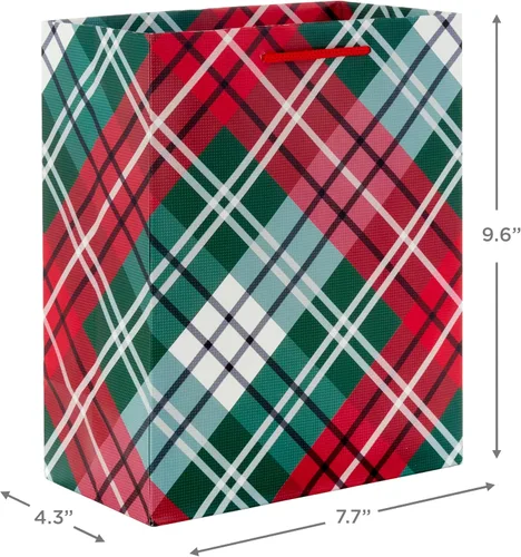 Vista 3 de Hallmark Paquete de bolsa de regalo de Navidad mediana de 9 pulgadas