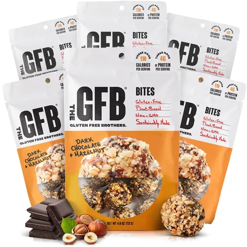 Vista 38 de The GFB Bocaditos de proteína aptos para alérgenos para pastel de cumpleaños, aperitivos sin gluten sin nueces, bolas de proteína a base de plantas