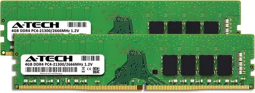 Vista 2 de A-Tech Kit de 8 GB (2 x 4 GB) RAM para ASUS ROG Strix B250F, B250I, B350-I, B360-F, B450-F, X470-F, X470-I, Z270E, Z270F, Z270I, Z370-F, Z390-E
