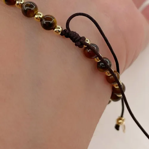 Vista 42 de St Benedict Coin and Natural Round Red Coral Beads Adjustable Bracelet for Women