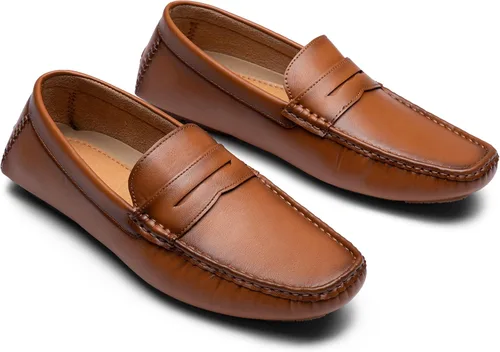 Vista 6 de Jousen Men's Loafers Casual Slip On Shoes Soft Penny Loafers for Men Lightweight Driving Boat Shoes