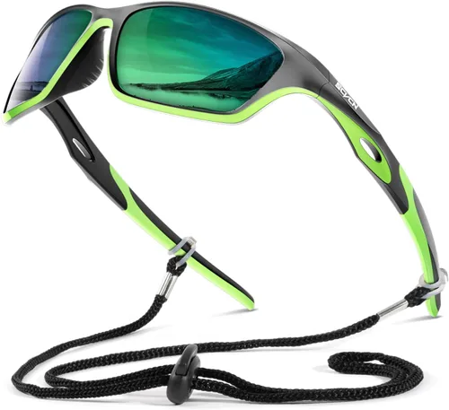 Vista 11 de SCVCN Polarized Sunglasses Sports Glasses UV400 Protection for Men Women Cycling MTB Fishing Running Driving Baseball S33