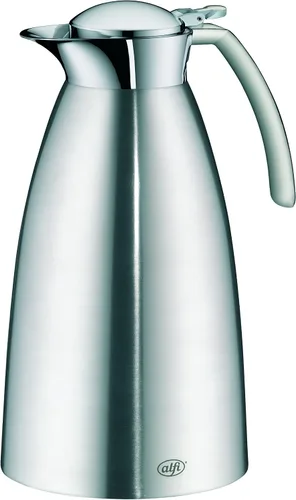 Vista 2 de alfi Gusto Top Therm - Jarra térmica de acero inoxidable aislada al vacío para bebidas frías y calientes, 1.0 L, acero inoxidable