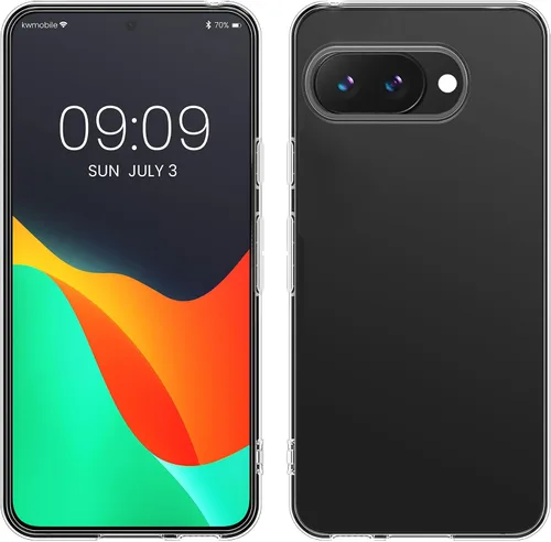 Vista 14 de kwmobile Funda compatible con Google Pixel 3a - Funda transparente suave delgada y flexible TPU Funda protectora para teléfono - Transparente