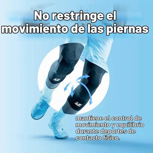 Vista 3 de LP IM710 Shield - Manga acolchada de compresión para piernas para hombres y Negro