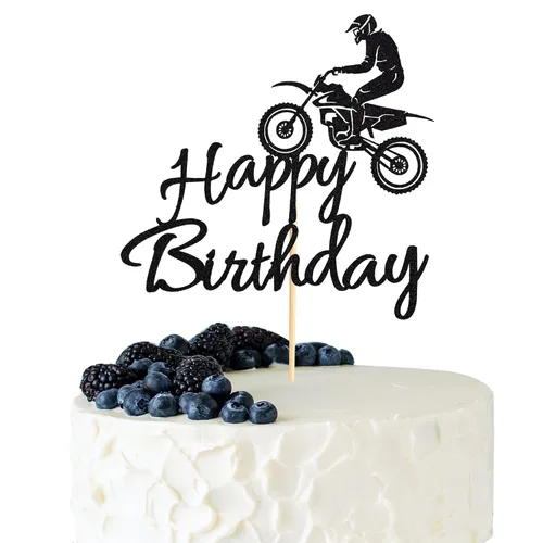 Vista 8 de 1 adorno para pastel de cumpleaños, decoración de pastel de fiesta de cumpleaños, decoración de pastel con temática deportiva Bicicleta