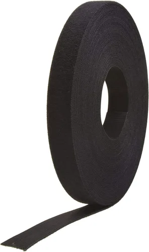 Vista 8 de Correas de velcro resistentes cortadas a la longitud 13,7 m x 1,9 cm Rollo autoadhesivo de una envoltura de doble cara Lazos de agrupación que