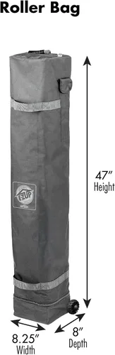 Vista 7 de E-Z UP Patriot ONE-UP - Refugio tecnológico, 10 x 10 pies, negro (PTSBK10)