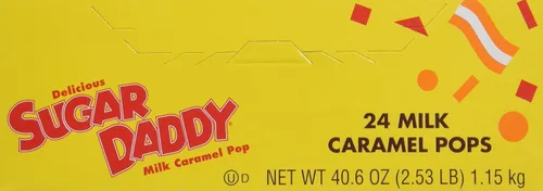 Vista 3 de Charms Sugar Daddy LolliPops de caramelo de leche [caja de 24]