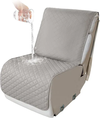 Vista 16 de HDCAXKJ Fundas de sofá seccional reclinable 100% impermeable, forma de L, funda de sofá reclinable lavable acolchada suave para mascotas, perro