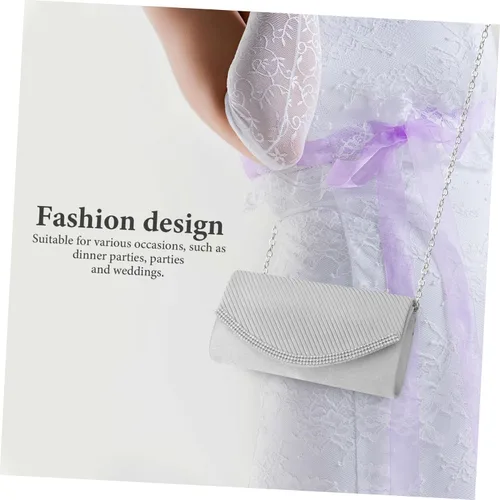 Vista 8 de LIFKOME Bolso de noche para mujer, bolso de mano de moda con cadena para bolsos de mujer