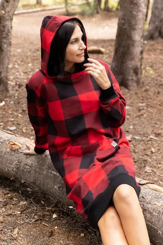 Vista 130 de Lazy One Sudadera con capucha de gran tamaño, ropa de dormir cómoda, vestido de suéter para mujer
