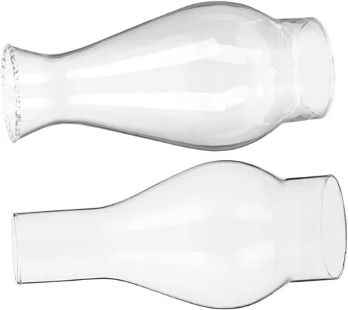 Vista 5 de DECHOUS 2 piezas de pantalla de queroseno pantallas de lámparas de lámparas de lámpara de aceite a prueba de viento sombra de queroseno cubierta