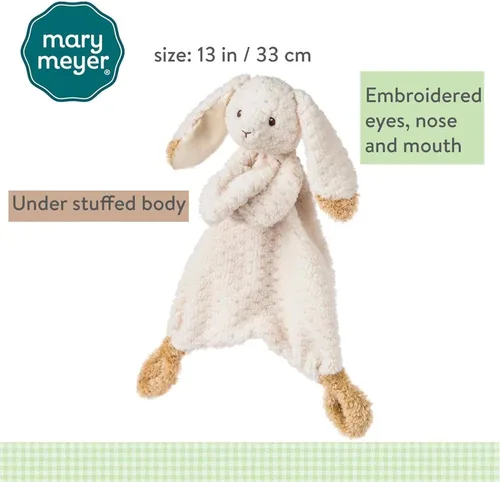 Vista 2 de Mary Meyer Juguete suave Lovey, 13 pulgadas, conejo de avena