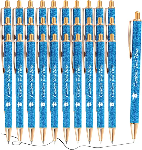 Vista 55 de Aolun 10 bolígrafos personalizados con nombre, bolígrafo retráctil con mensaje de texto para mujeres, enfermeras, escritura, cumpleaños, graduación