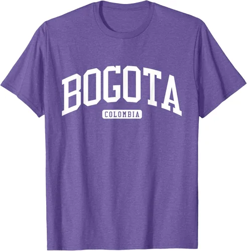 Vista 10 de Camiseta estilo universitario de Bogotá Colombia, Negro