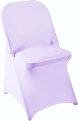 Vista 10 de Fundas plegables para sillas de fiesta, 12 piezas, fundas universales de elastano ajustables para bodas, banquetes, conferencias