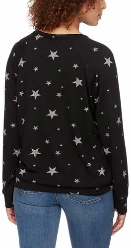 Vista 2 de Buffalo - Sudadera de cuello redondo para mujer, Negro