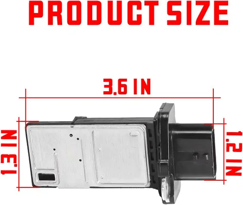 Vista 3 de zipelo Sensor de medidor de flujo de aire masivo, 22680-7S00A, sensor de medidor de flujo de aire automático de masa, sensor de flujo de aire