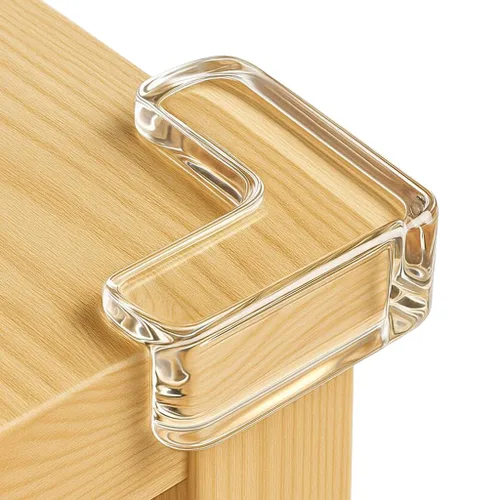 Vista 9 de Protector de bordes a prueba de bebés, protectores de esquina de silicona para escritorio, fundas de borde de seguridad para niños, parachoques