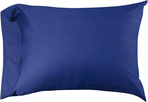 Vista 6 de Superior Juego de fundas de almohada de percal de algodón, estándar, color rubor, 2 piezas
