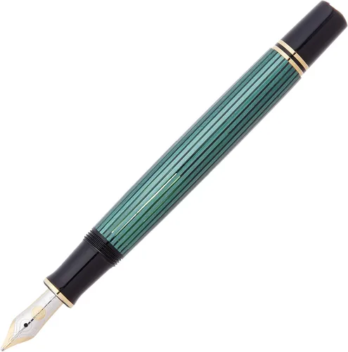 Vista 2 de Pelikan Pluma estilográfica M400 B Premium Plume Negro/Greem