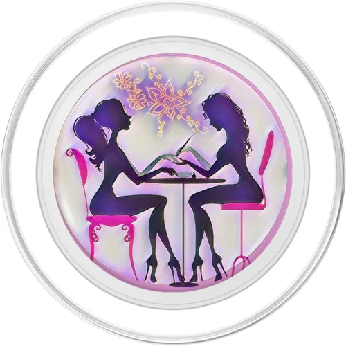 Vista 2 de Manicura Nail Tech Esmalte de uñas Maquillaje PopSockets MagSafe PopGrip para iPhone