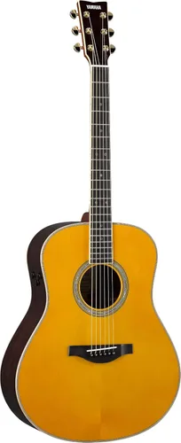 Vista 17 de Yamaha FGC-TA Dreadnought Cutaway Guitarra Transacústica con Chorus y Reverb, Negro Coro y reverberación, negro