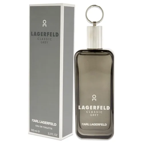 Vista 4 de Lagerfeld Classic Grey by Karl Lagerfeld - Eau de Toilette en espray para hombre, 3.3 oz