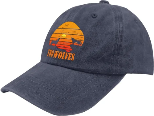 Vista 2 de Hats Two Wolves Baseball Caps, Vintage Dad Hats for Women