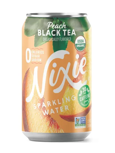 Vista 7 de Nixie Agua con gas, cereza y lima negra latas de 12 onzas líquidas, paquete de 24 Orgánica, vegana, sin OMG, sin gluten, 0 calorías, 0 azúcar, 0