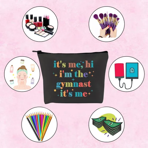 Vista 4 de TSOTMO Gimnasta equipo de gimnasia regalo regalo de graduación de gimnasta "It's Me, Hi I'm the Gymnast It's Me", bolsa de regalo para mujeres