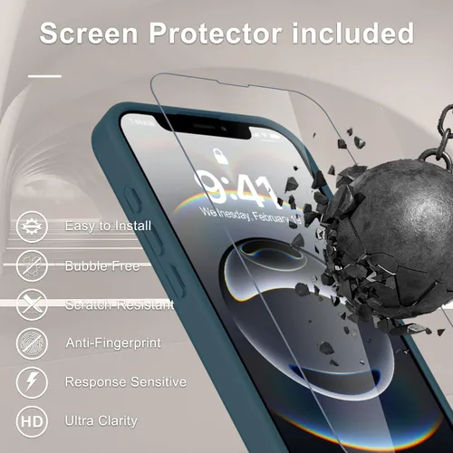 Vista 30 de Funda para Google Pixel 10 Pro XL, cubierta magnética mate, color negro Fit for MagSafe, Screen Protector included, Shockproof Military Grade