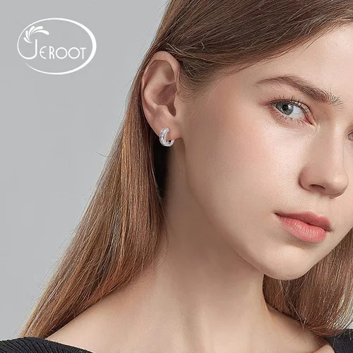 Vista 7 de JEROOT Aretes magnéticos de titanio para mujer, aretes de titanio puro para orejas sensibles, 1 par de aretes de oreja para mujer para regalo