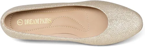 Vista 2 de Dream Pairs - Zapatos de tacón alto Mila Low Chunky para mujer