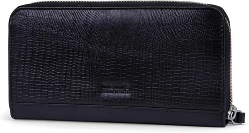 Vista 4 de Timberland - Cartera de piel con cremallera de interferencia de radiofrecuencia (RFID) para mujer, con correa para la muñeca