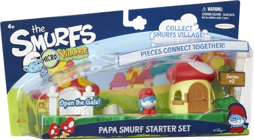 Vista 3 de SMURFS 2 Micro Figure Starter Pack: Papa Pitufo House