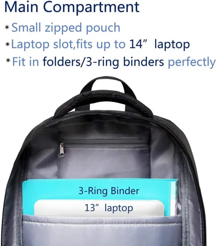 Vista 6 de BLUEFAIRY Mochila para niños, bolsas escolares para niños, Set 6 arañas negras