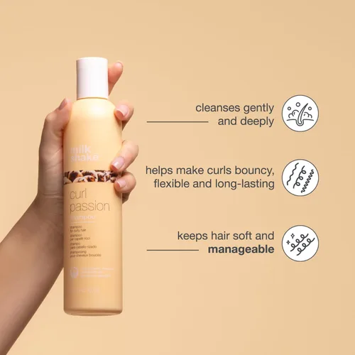 Vista 2 de milk_shake Curl Passion - Champú para cabello rizado - Champú sin SLES para cabello rizado