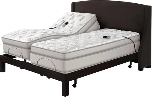 Vista 24 de Juego de sábanas Split King con 2 sábanas bajeras individuales XL, ropa de cama de 5 piezas, sin arrugas, resistente a la decoloración, microfibra