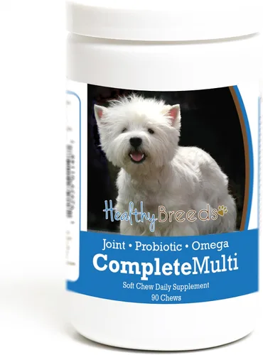 Vista 369 de Healthy Breeds Affenpinscher todo en uno multivitamínico suave masticable 60