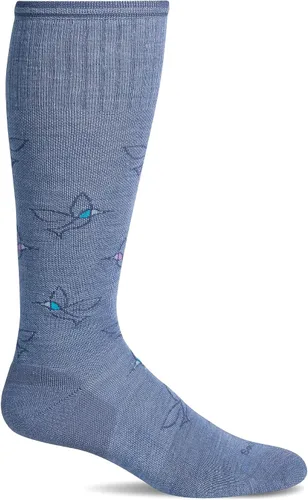 Vista 4 de Sockwell Calcetines de compresión graduados moderados Free Fly para mujer Carbón