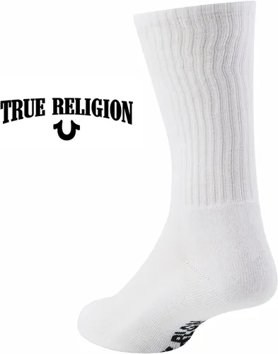 Vista 2 de True Religion Calcetines para hombre, 8 pares de calcetines deportivos para hombre, calcetines deportivos de primera calidad, talla de zapato 8-12