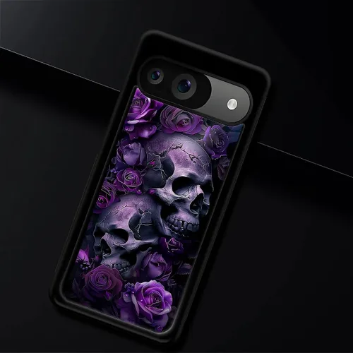 Vista 1546 de Compatible con Google Pixel 4A 5G Mobile Case Creative Acrylic Panel trasero Silicona Protección Grip especialmente diseñado para Google Pixel 4A 5G