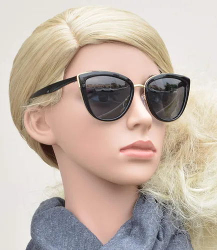 Vista 2 de PZ Gafas de sol polarizadas con diseño de ojo de gato para mujer, protección UV