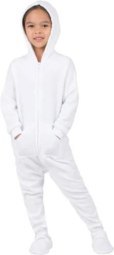 Vista 3 de Footed Pajamas - Pijama de una pieza de chenilla para niños pequeños Enterizo de pijama de una pieza para niños y niñas Unisex