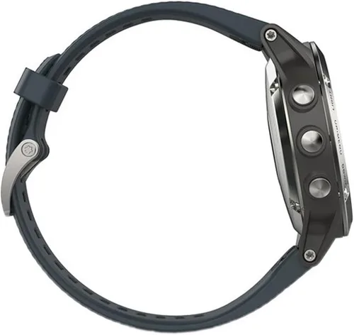 Vista 5 de Garmin fēnix 5, Smartwatch Multisport GPS Premium y Resistente, Azul Granito