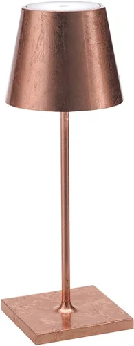 Vista 9 de Zafferano, Lámpara Poldina Pro Mini, Lámpara de mesa inalámbrica recargable con controles táctiles, Adecuada para interior y exterior, Regulable