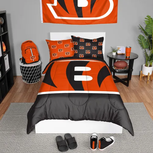 Vista 10 de FOCO Unisex-Adult NFL Team Logo Bed in a Bag Comforter Bedding 3-Piece Set