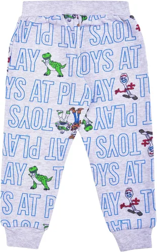 Vista 5 de Disney Conjunto de pantalones deportivos para niño, pantalones deportivos con estampado de Toy Story, azul marinogris